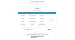 Desktop Screenshot of bluecrab.info